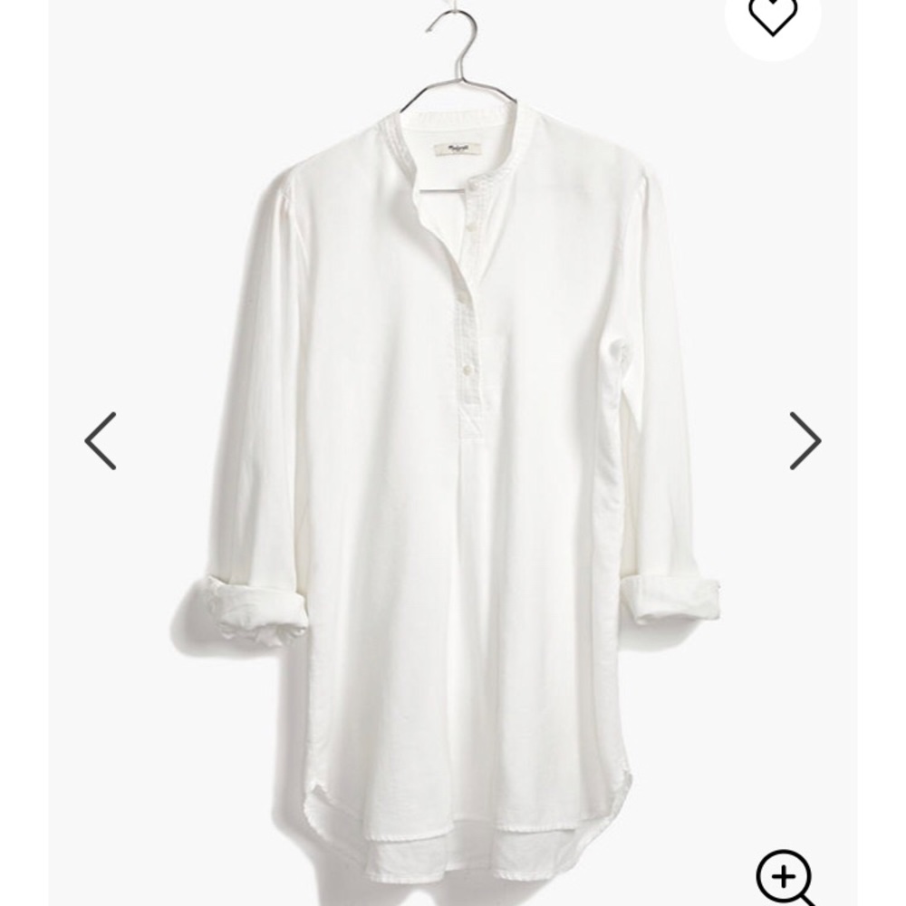 Madewell Wellspring Tunic Popover Shirt